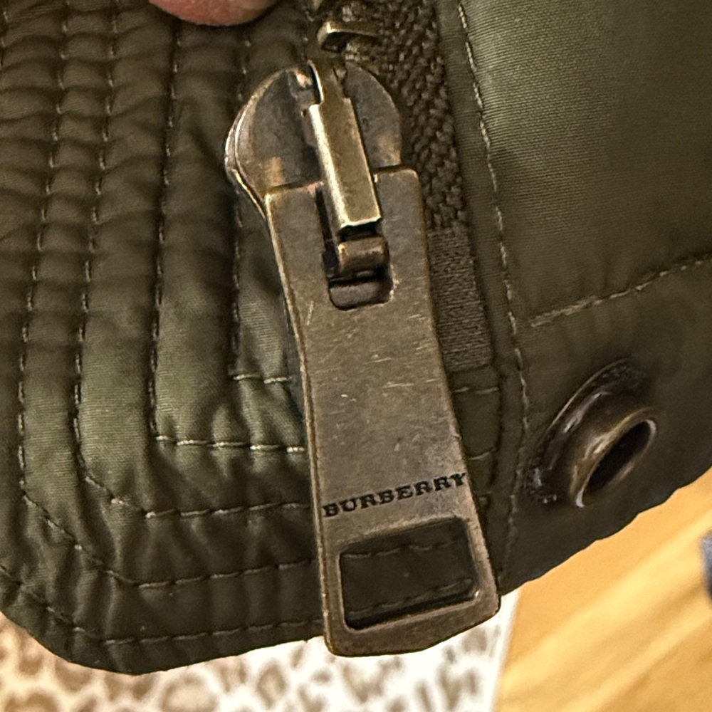 Burberry Down Puffer Jacket with Belt - Picture 9 of 14